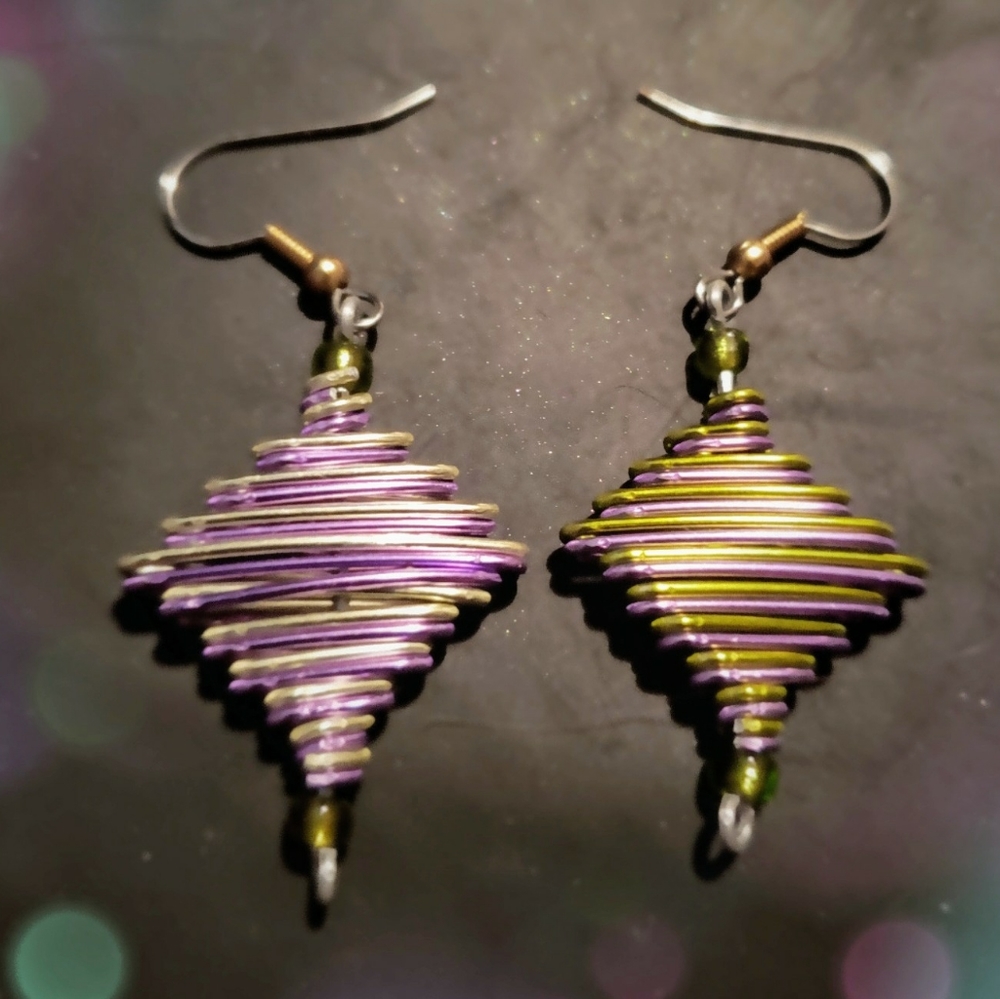 Geometric "Caged" Earrings